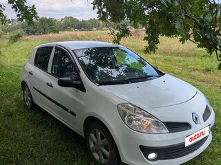 2007 Renault Clio III, белый, 315000 рублей, вид 3