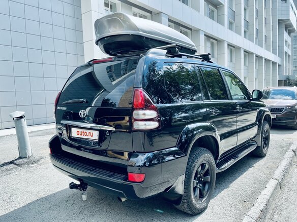 2008 Toyota Land Cruiser Prado 4-speed 120 Series Рестайлинг, чёрный - вид 12