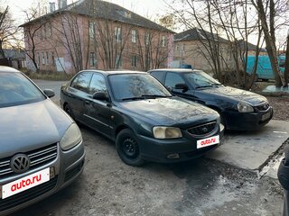 2006 Hyundai Accent ТагАЗ II, чёрный, 180000 рублей, вид 1