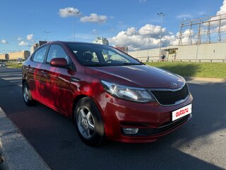 2017 Kia Rio III Рестайлинг, красный, 1250000 рублей, вид 3