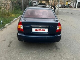 2008 Hyundai Accent ТагАЗ II, синий, 380000 рублей, вид 2
