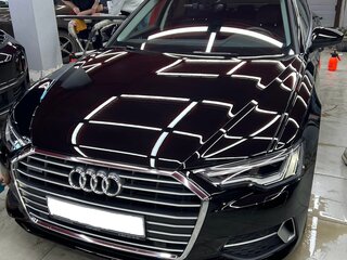 2021 Audi A6 45 TFSI V (C8), чёрный, 5200000 рублей, вид 2