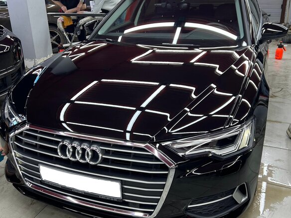 2021 Audi A6 45 TFSI V (C8), чёрный, 5200000 рублей - вид 1