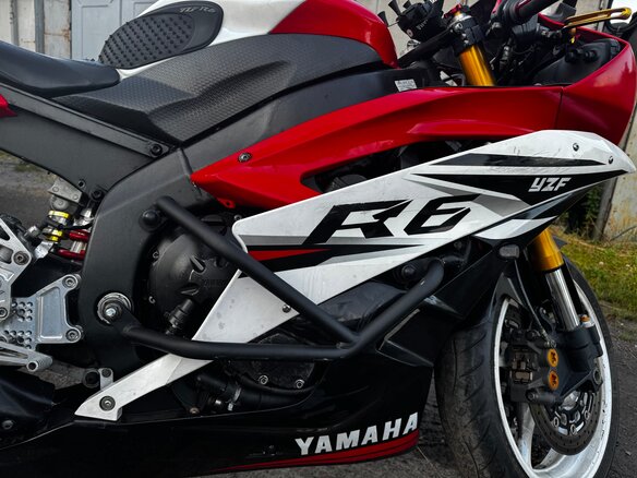 2007 Yamaha YZF-R6, белый, 720000 рублей - вид 9