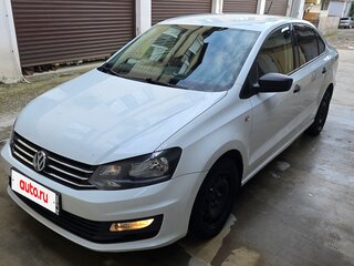 2018 Volkswagen Polo V Рестайлинг, белый, 1100000 рублей, вид 1