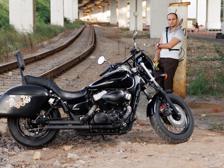 2011 Honda Shadow 750, чёрный, 650000 рублей, вид 2