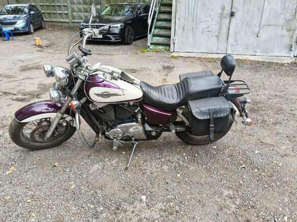 1996 Honda VT 1100, фиолетовый, 420000 рублей - вид 3