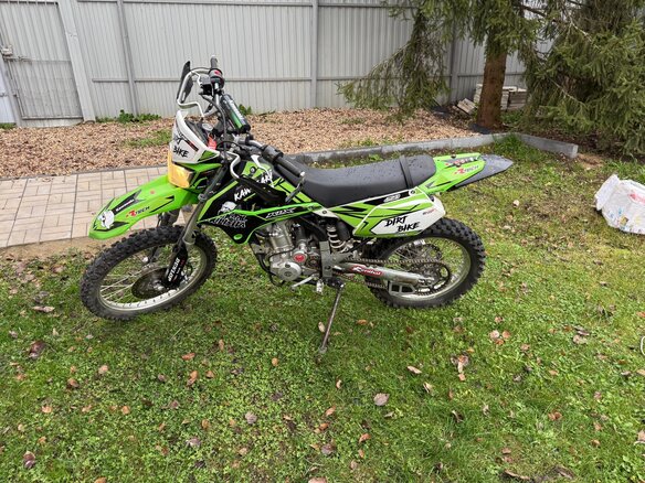 2010 Kawasaki KLX 250, зелёный, 350000 рублей - вид 4