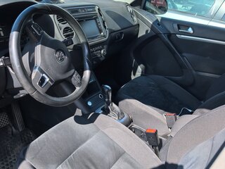 2014 Volkswagen Tiguan I Рестайлинг, синий, 1380000 рублей, вид 4