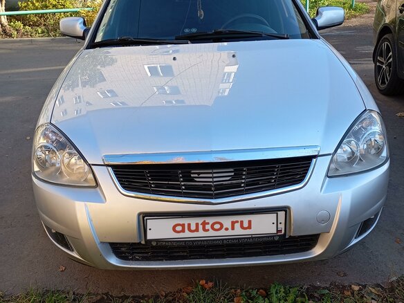 2008 Lada (ВАЗ) Priora I, серебристый, 400000 рублей
