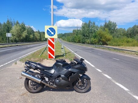 2006 Kawasaki ZZR 1400, чёрный, 605000 рублей, вид 1
