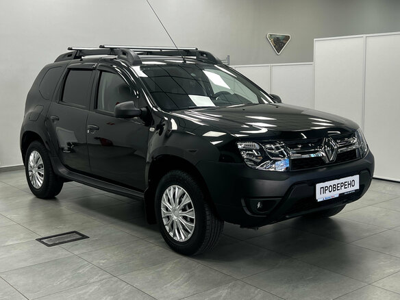 2017 Renault Duster I Рестайлинг, чёрный, 1370000 рублей - вид 1
