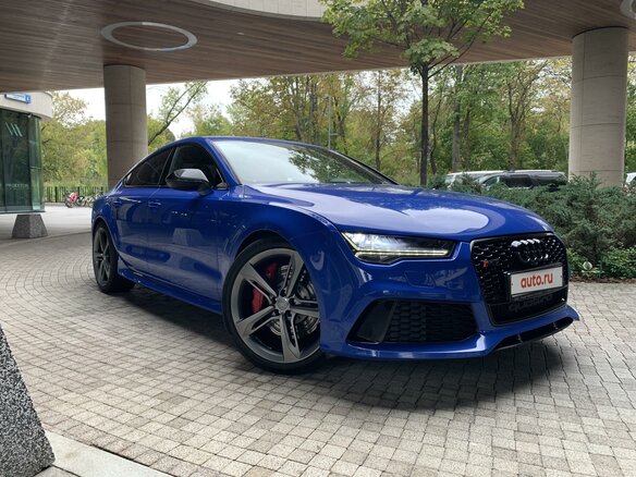 2015 Audi RS 7 I (4G) Рестайлинг, синий