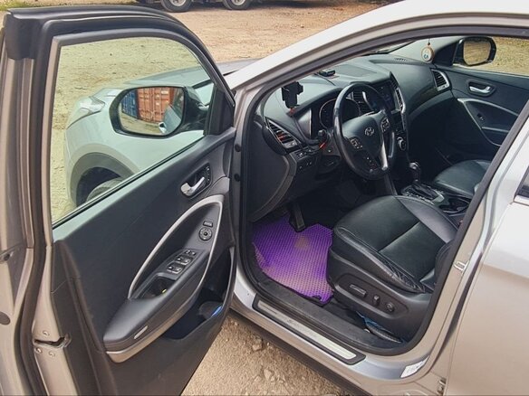 2013 Hyundai Santa Fe Grand III, серый, 2400000 рублей - вид 9