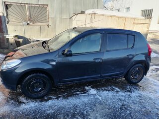 2011 Renault Sandero I, серый, 400000 рублей, вид 4