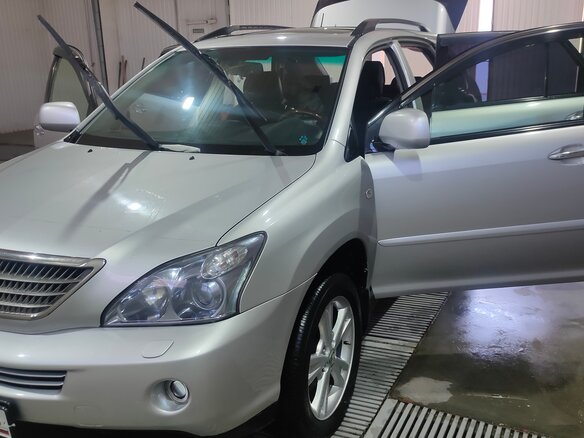 2008 Lexus RX 400h II Рестайлинг, серебристый, 1900000 рублей