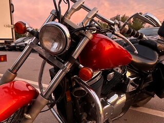 2006 Honda VT 750, оранжевый, 450000 рублей, вид 3