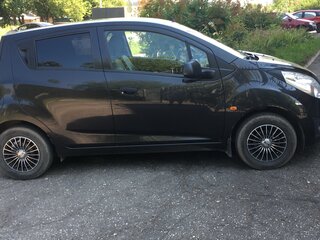 2011 Chevrolet Spark III, чёрный, 590000 рублей, вид 2