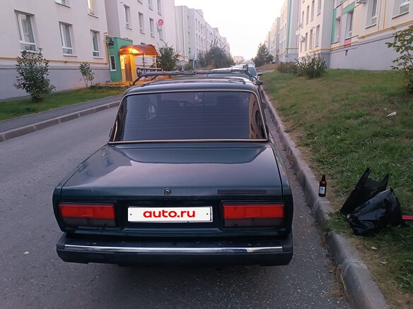 2007 Lada (ВАЗ) 2107, зелёный, 170000 рублей - вид 2