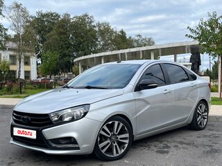 2017 Lada (ВАЗ) Vesta I, серебристый, 780000 рублей, вид 1