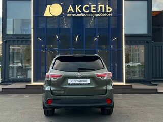 2014 Toyota Highlander III (XU50), зелёный, 2497000 рублей, вид 5