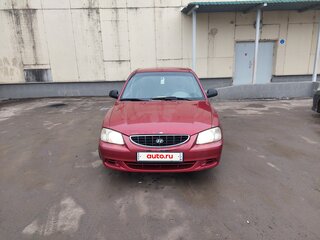 2004 Hyundai Accent ТагАЗ II, красный, 250000 рублей, вид 2