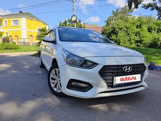 2017 Hyundai Solaris II, белый, 890000 рублей, вид 1