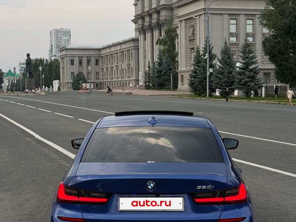 2021 BMW 3 серии 320i VII (G2x), синий - вид 3