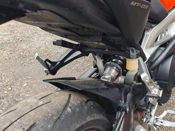 2015 Yamaha MT-09 (FZ-09), оранжевый, 650000 рублей - вид 8