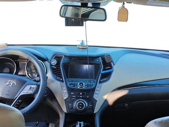 2015 Hyundai Santa Fe Grand III, синий, 2350000 рублей - вид 6