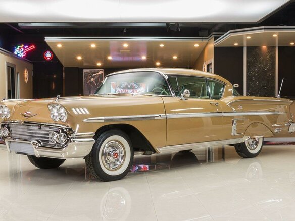 1958 Chevrolet Impala II, коричневый - вид 2