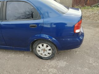 2005 Chevrolet Aveo I, синий, 270000 рублей, вид 4