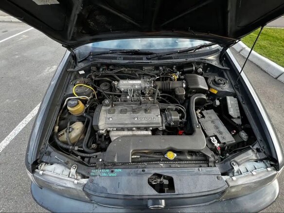 1993 Toyota Corsa IV (L40), чёрный, 280000 рублей - вид 8