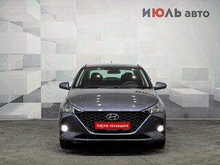 2021 Hyundai Solaris II Рестайлинг, синий, 1460000 рублей, вид 2