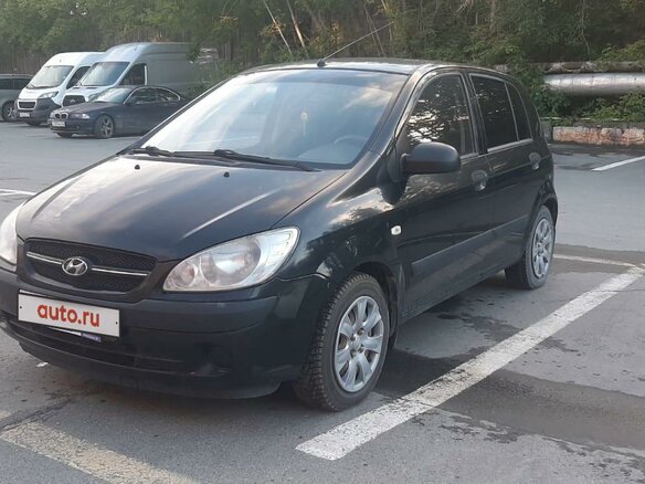 2007 Hyundai Getz I Рестайлинг, чёрный, 560000 рублей - вид 2