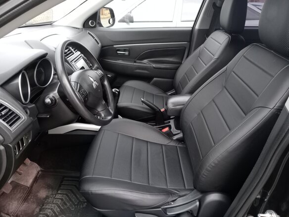 2013 Mitsubishi ASX I Рестайлинг, чёрный, 1250000 рублей - вид 10