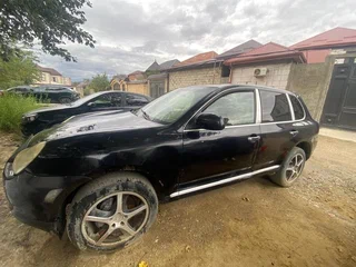 2004 Porsche Cayenne I (955), чёрный, 600000 рублей, вид 4