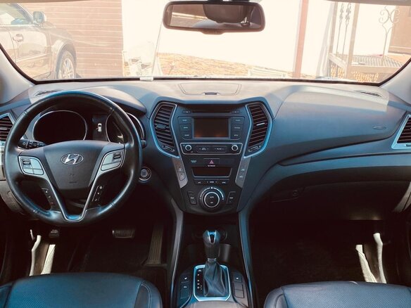2015 Hyundai Santa Fe III, чёрный, 1850000 рублей - вид 8
