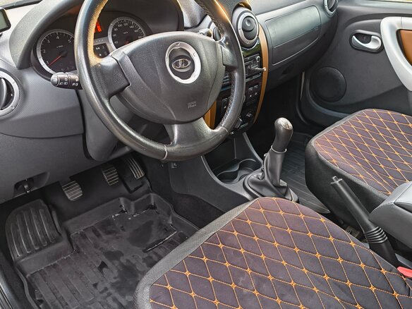 2015 Lada (ВАЗ) Largus Cross I, серый, 870000 рублей - вид 33