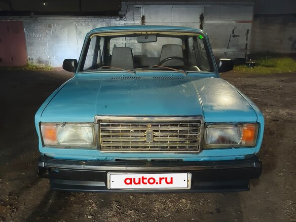 2003 Lada (ВАЗ) 2107, синий, 100000 рублей - вид 4