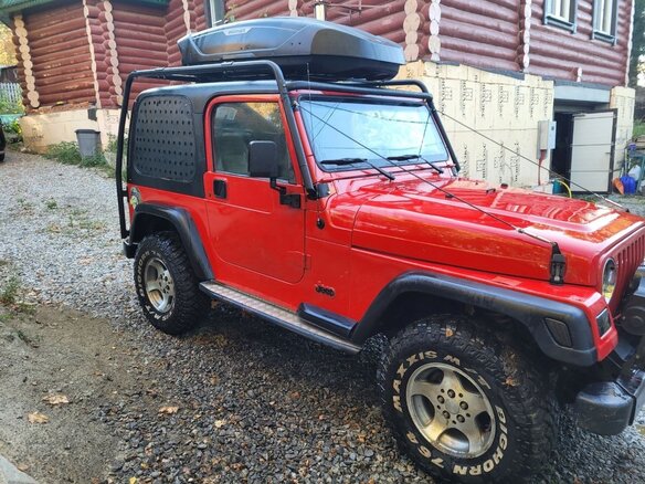 1997 Jeep Wrangler II (TJ), пурпурный, 1800000 рублей - вид 8