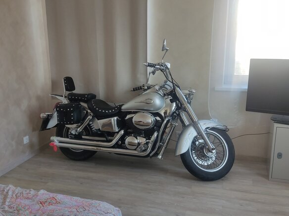 1998 Honda Shadow 750, серебристый, 450000 рублей - вид 8