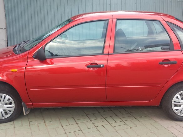 2006 Lada (ВАЗ) Kalina I, красный, 400000 рублей - вид 6