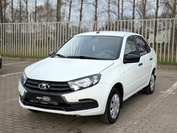 2020 Lada (ВАЗ) Granta I Рестайлинг, белый, 611900 рублей - вид 2