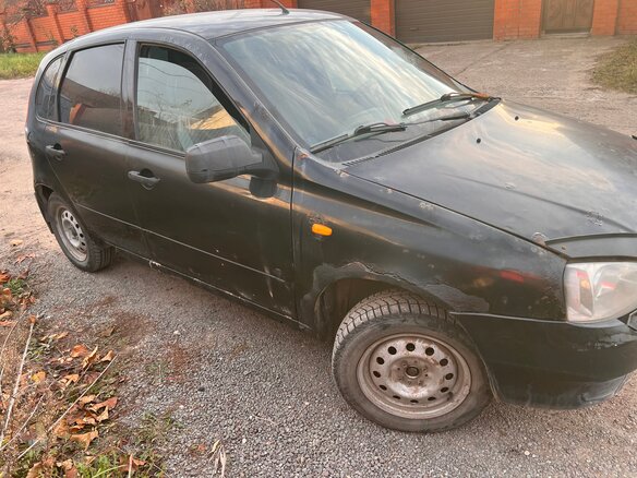 2012 Lada (ВАЗ) Kalina I, синий, 110000 рублей - вид 2