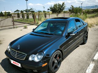 2004 Mercedes-Benz C-Класс 180 II (W203) Рестайлинг, синий, 850000 рублей, вид 3