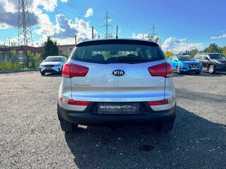 2014 Kia Sportage III Рестайлинг, серебристый, 1392700 рублей, вид 4