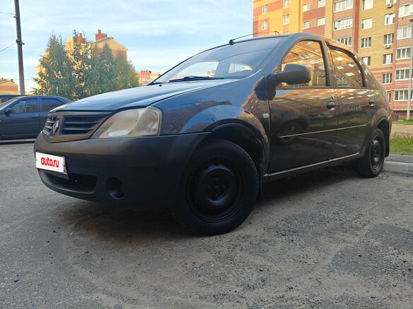 2007 Renault Logan I, чёрный, 179000 рублей - вид 6