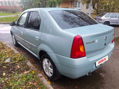 2007 Renault Logan I, зелёный, 360000 рублей, вид 2