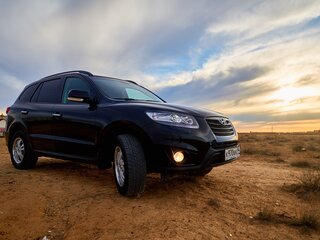 2012 Hyundai Santa Fe II Рестайлинг, чёрный, 1350000 рублей, вид 3